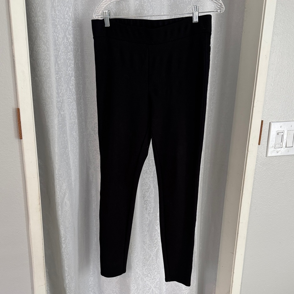 Bar III Classic Black Kids Leggings Sz:L